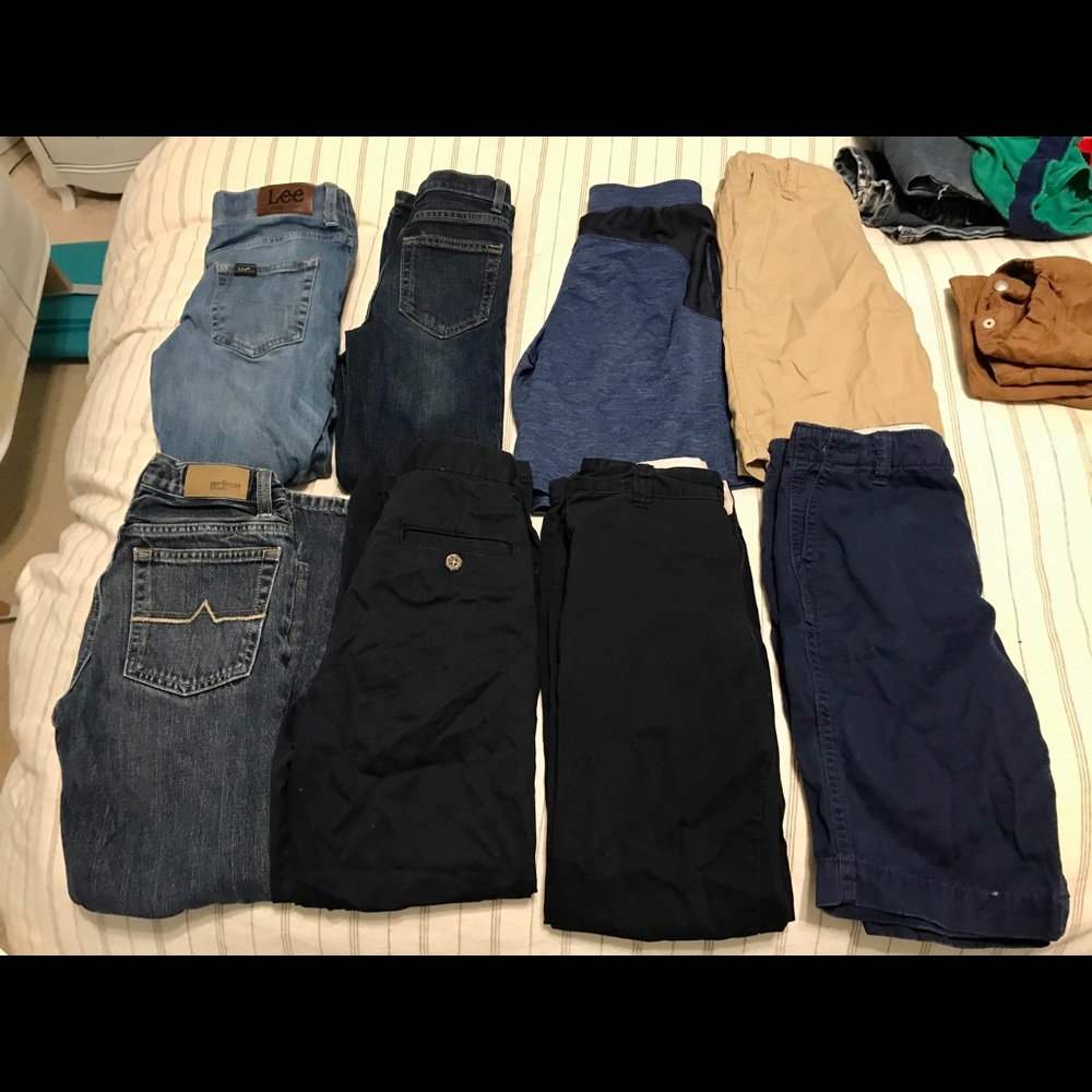Boys size 10 jeans and shorts